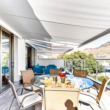 Rivera Del Puerto Luxury Penthouse With Great Terrace And Sea View Puerto De Mogan Exterior photo