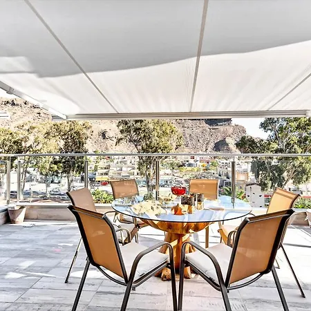 Rivera Del Puerto Luxury Penthouse With Great Terrace And Sea View Puerto De Mogan Exterior photo